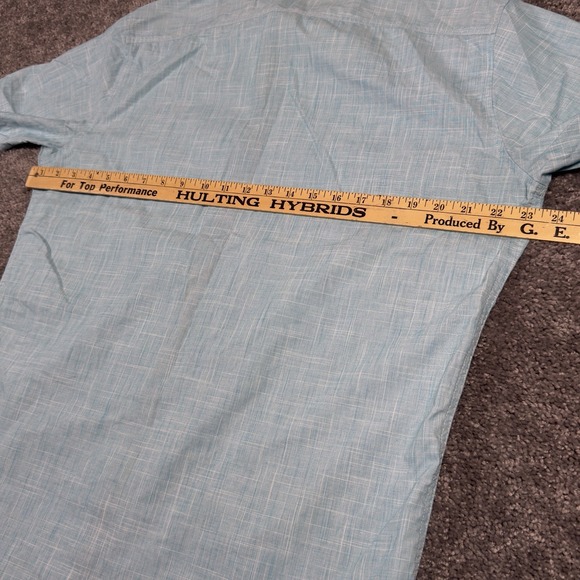 Kuhl Shirt Mens L Light Blue Karib 7259 Button Up Outdoor Hiking Wicking Light - Picture 7 of 8